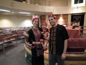 Rabbi Ben, Rachel and Akiva in Adelaide