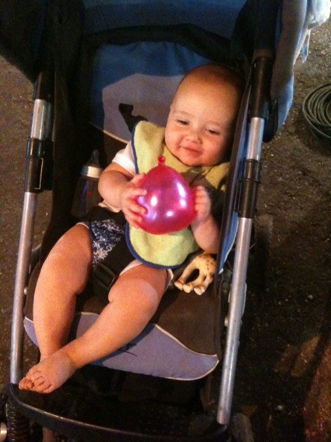 Often, Akiva was more excited to play with a balloon given to him by a vendor in a market than with any actual "toy."